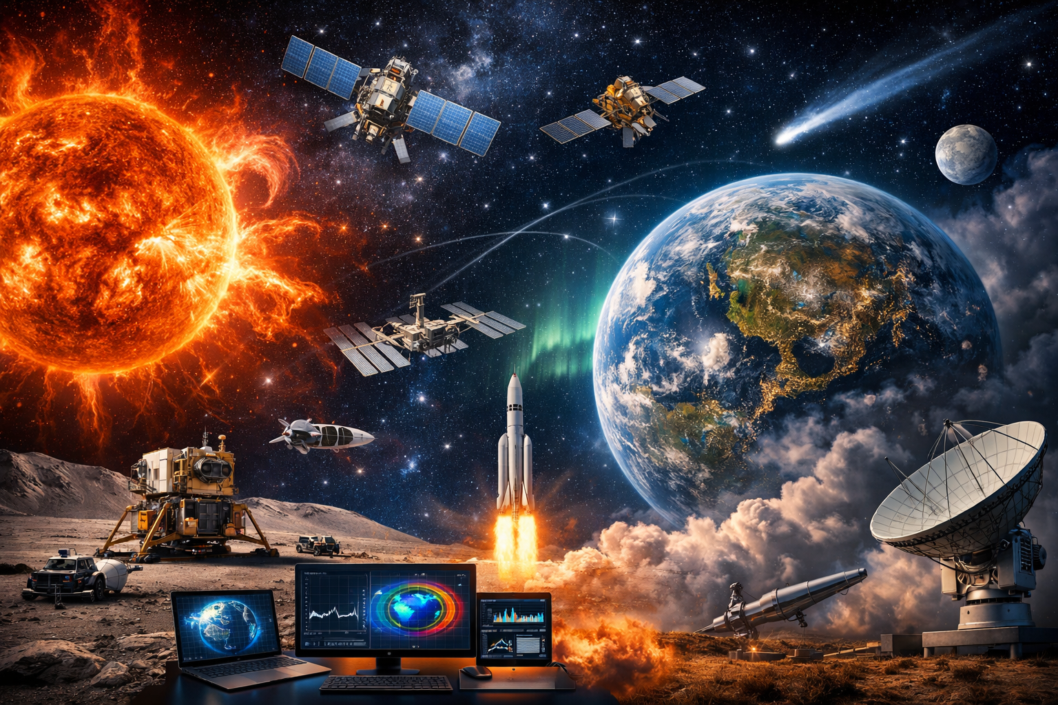 Header banner of Dr Sharad Chandra Tripathi academic physics website