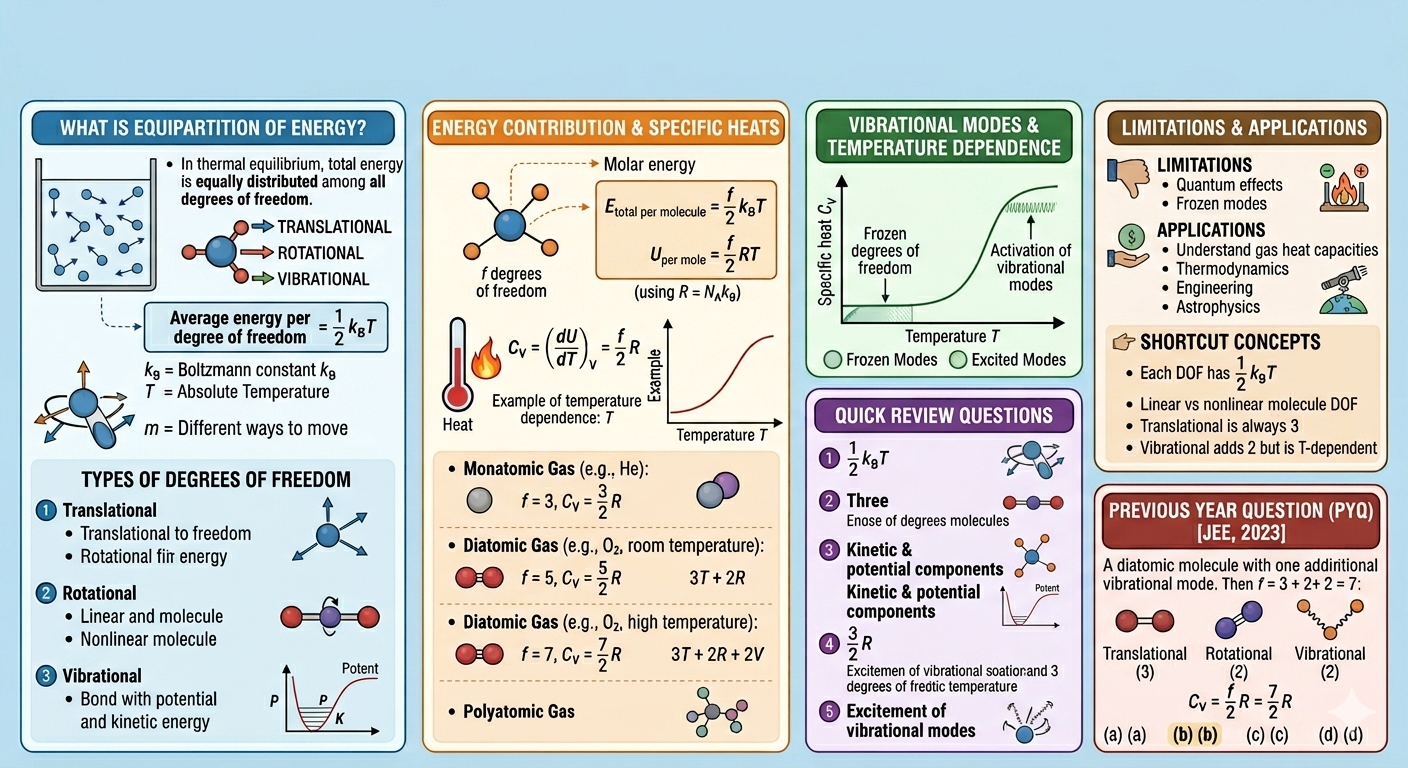 Equipartition of Energy Illustration