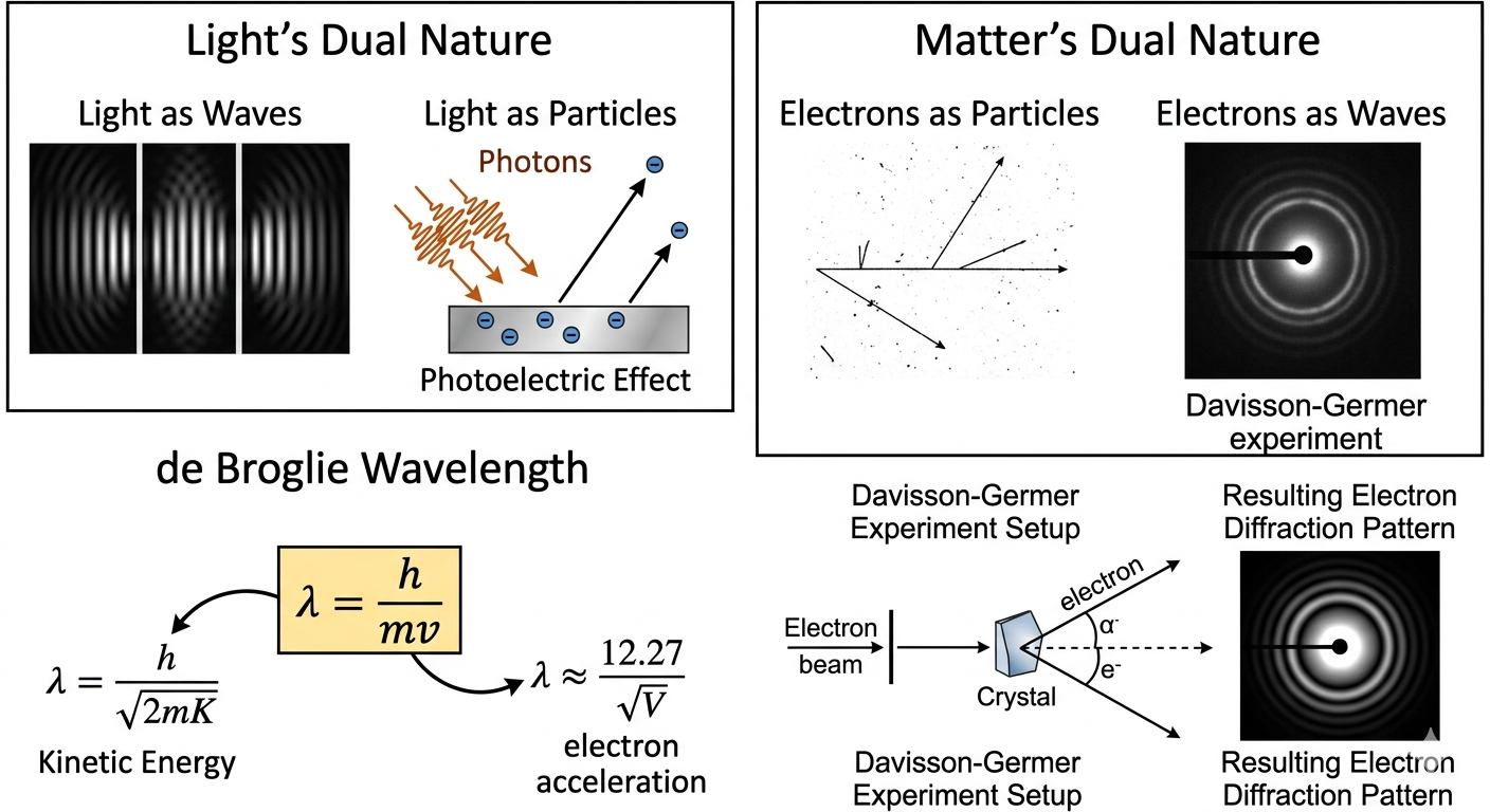Wave Particle Duality Illustration